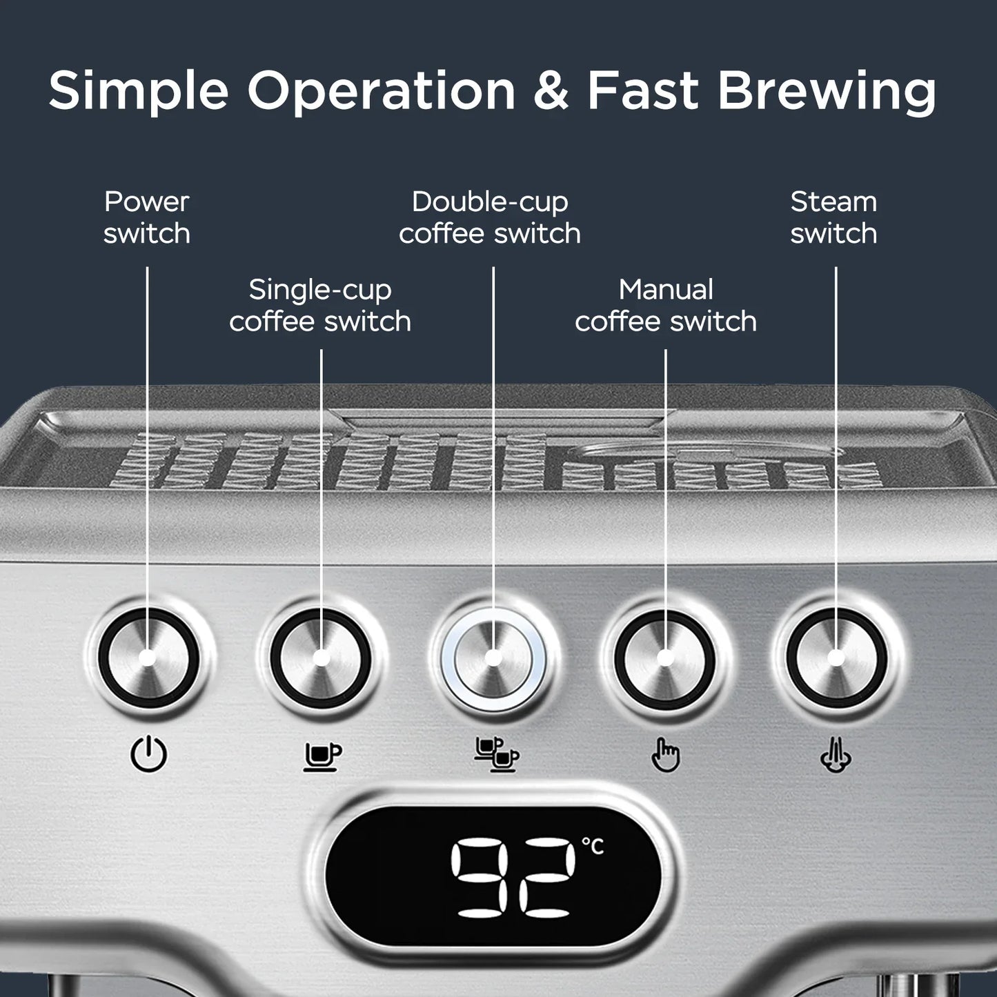 Geek Chef Espresso Machine.